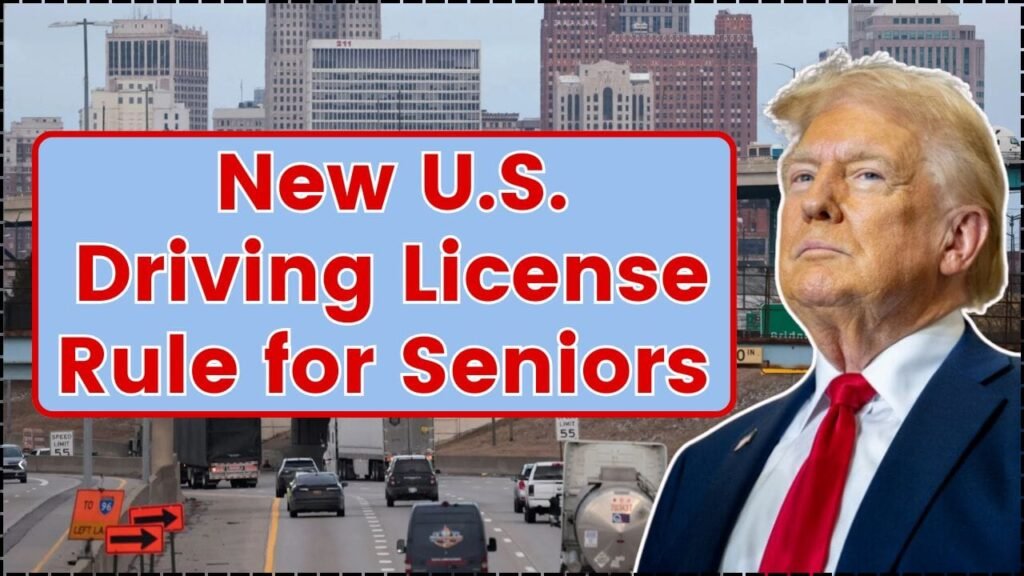 New U.S. Driving License Rule for Seniors Begins 1 January 2026